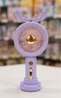 Rechargeable Deer Mini Fan Portable Handheld & Desktop Fan