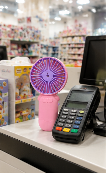 Rechargeable Handheld Mini Fan Portable USB Desktop Fan
