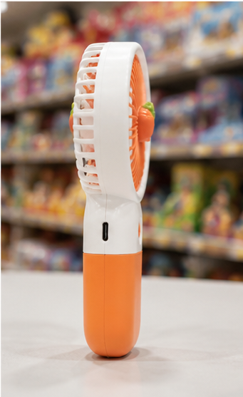 Rechargeable Handheld Fruit / Flower Decoration Fan - Assortment