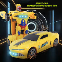 2 in 1 Transforming Robot Car Toy with Lights & Sound